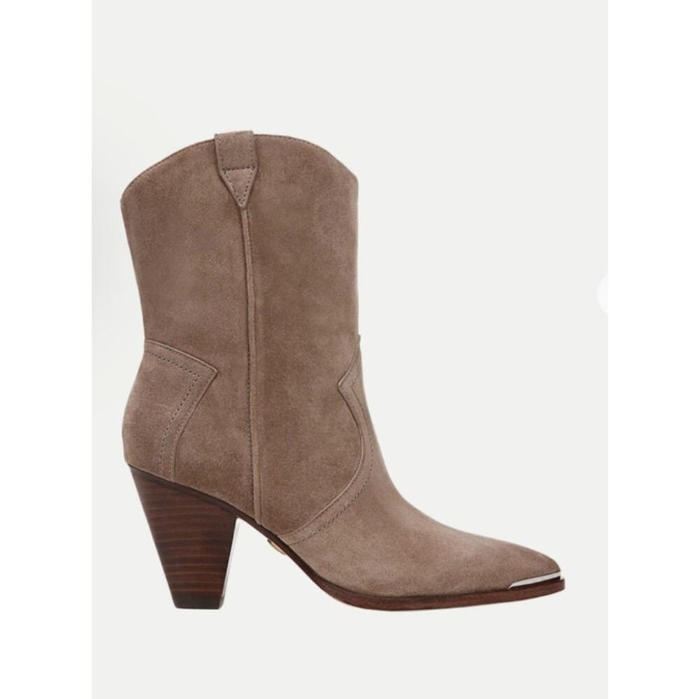 NWOT: Veronica Beard Cody Suede Western Bootie - Picture 2 of 10